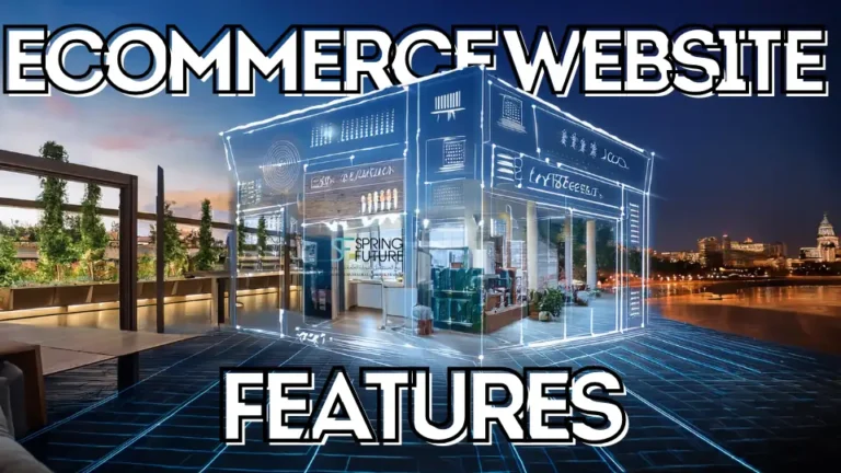 Ecommerce Website Features