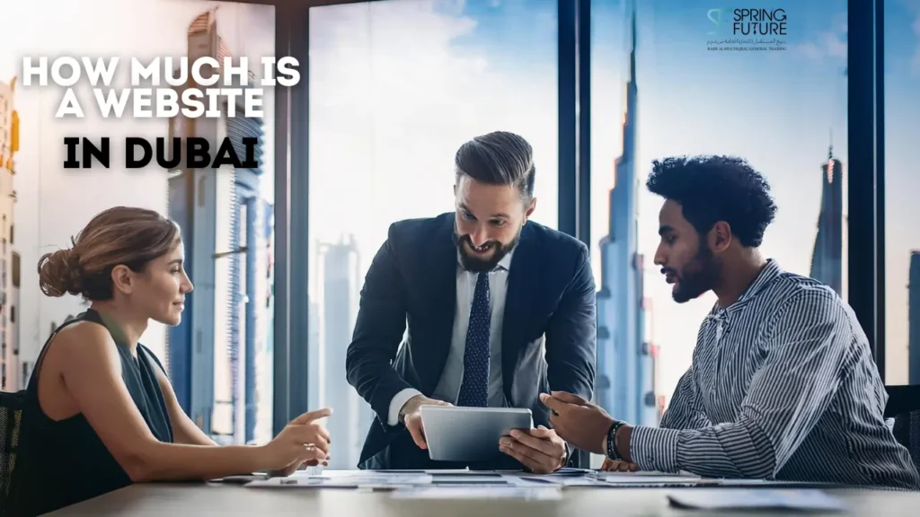 Website development cost in Dubai